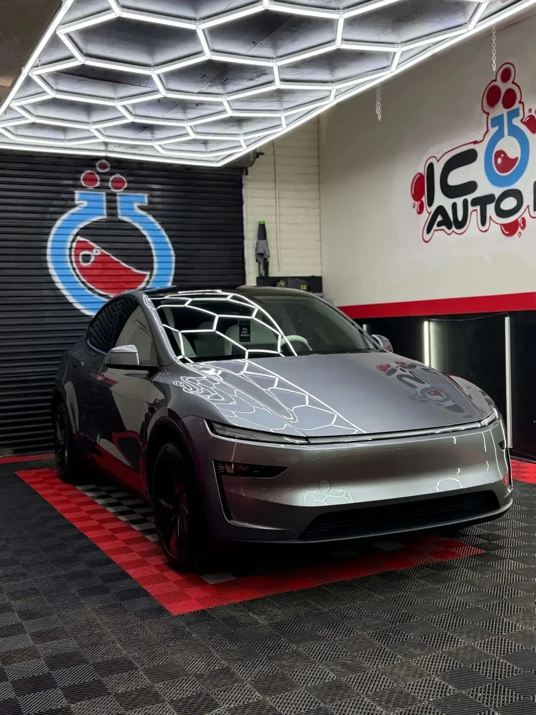 Ceramic coated luxury vehicle in ICON Auto Lab studio